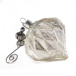 Игрушка ёлочная Glass Onion Antique white