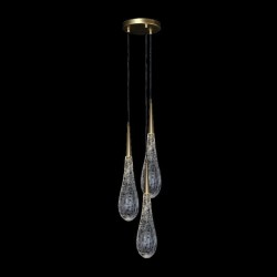 Подвесной светильник Drop Crackle 3-Base L
