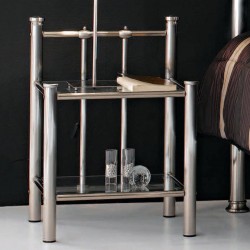 Столик прикроватный Astoria Nickel Brosse